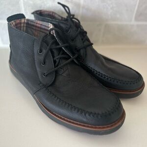 TOMS Men's Classic Chukka Water Resistant Boot Leather Black